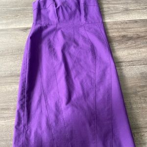 Pencil dress in purple